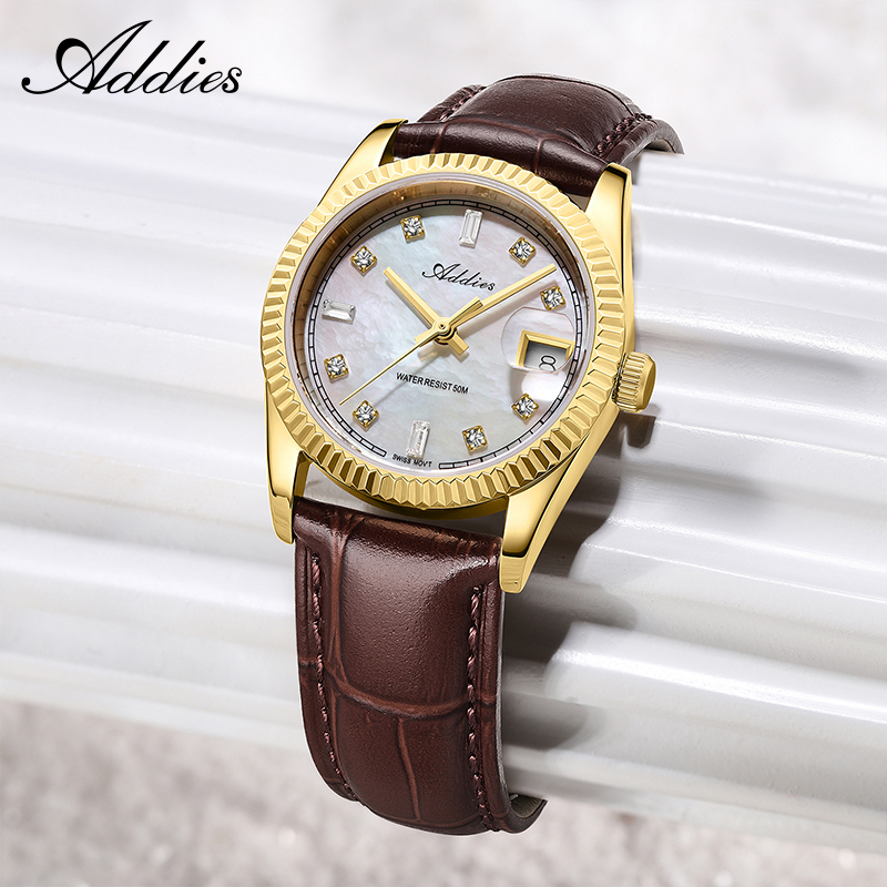 Luxury Watch Box - Zegarek damski Addies 585 Quartz, 28mm,