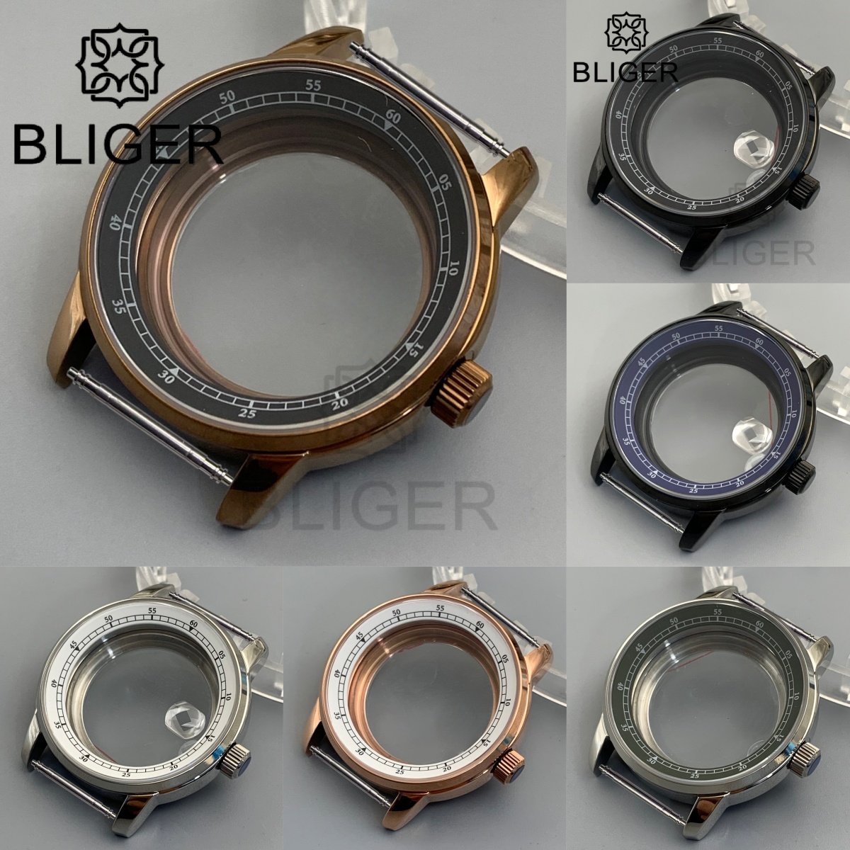 Bronze Case Watch - Obudowa zegarka BLIGER 38mm z brązu