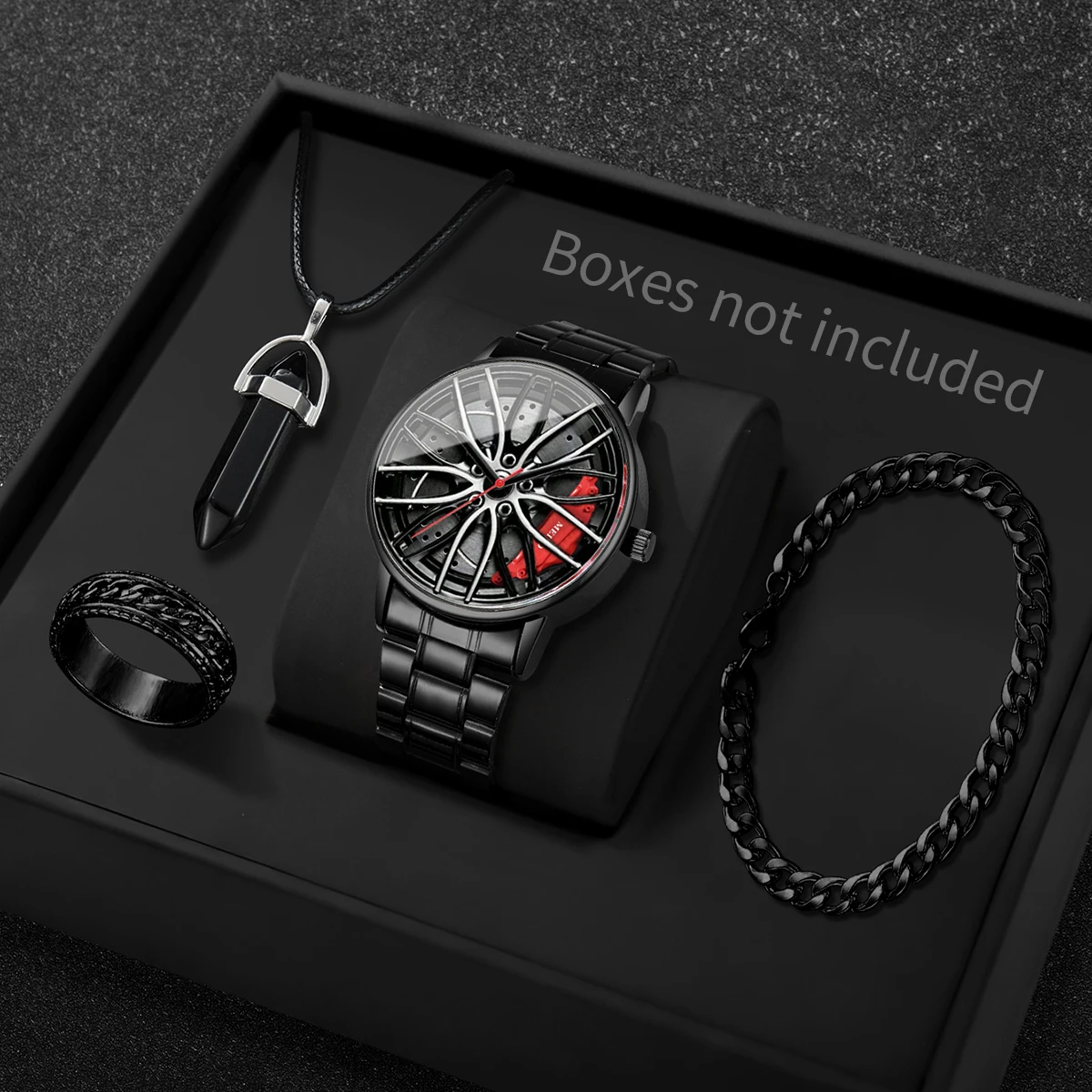 Luxury Watch Holder - 4 SZT./Zestaw Modne Zegarki Męskie z