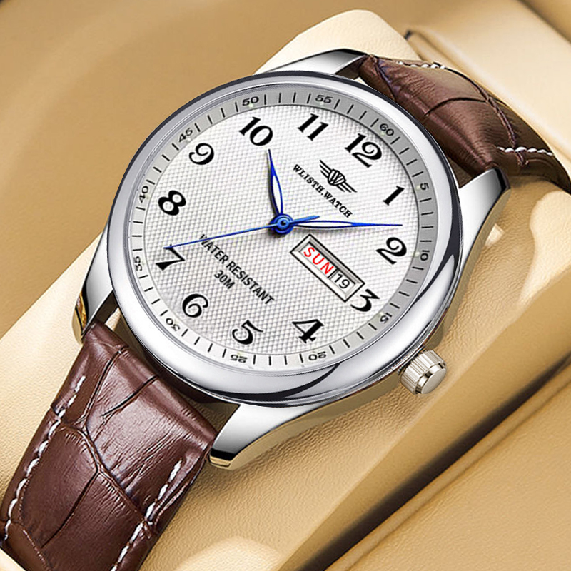 Luxury Watch Magazine - WLISTH Luksusowy Zegarek Męski Kwarcowy Cyfry