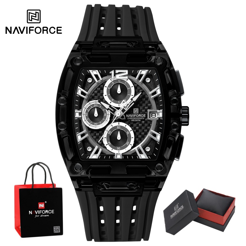 Luxury Watch Box - Zegarek męski NAVIFORCE 5ATM Wodoodporny Kwarcowy