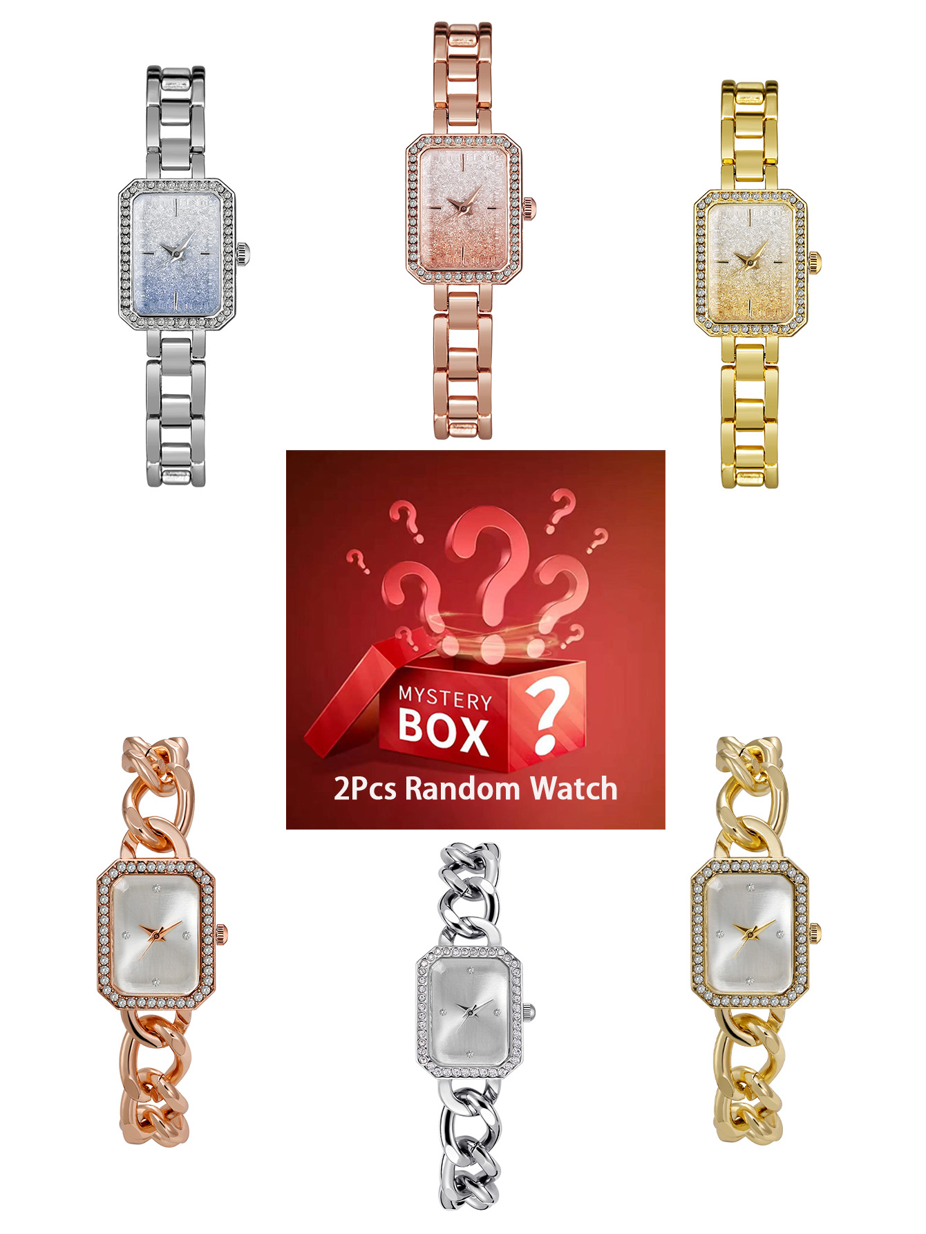 Luxury Watch Box - 2 sztuki damskich zegarków mystery box