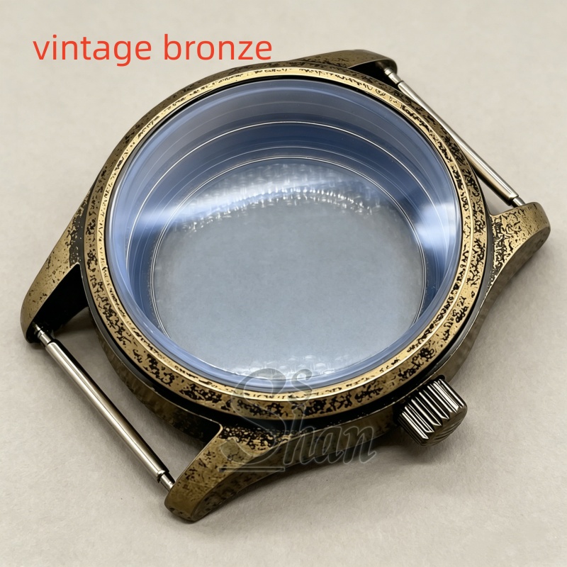 Bronze Case Watch - Obudowa do nurkowania imitująca stary brąz,