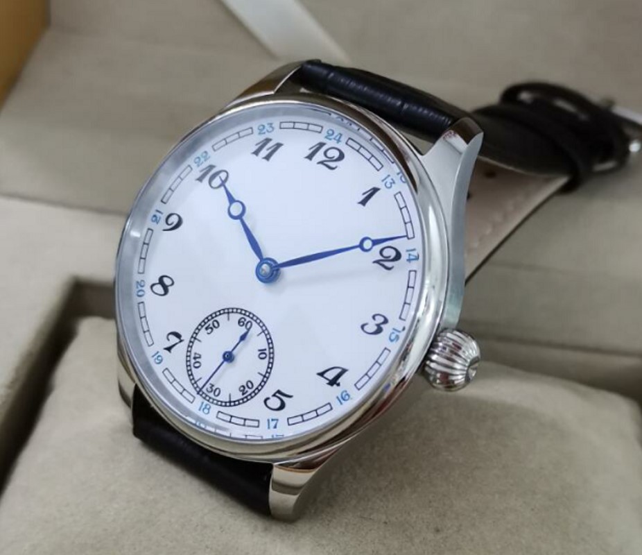 Cloisonne Enamel Dial - 41mm brak logo biała emaliowana tarcza
