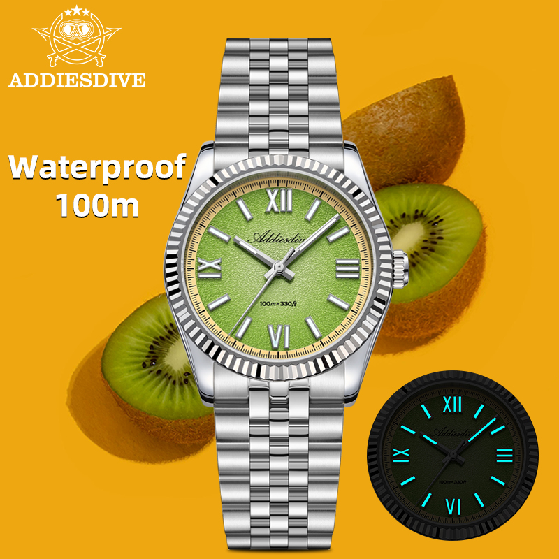 Luxury Watch Box - ADDIESDIVE Męski Zegarek Kwarcowy VH31 36MM