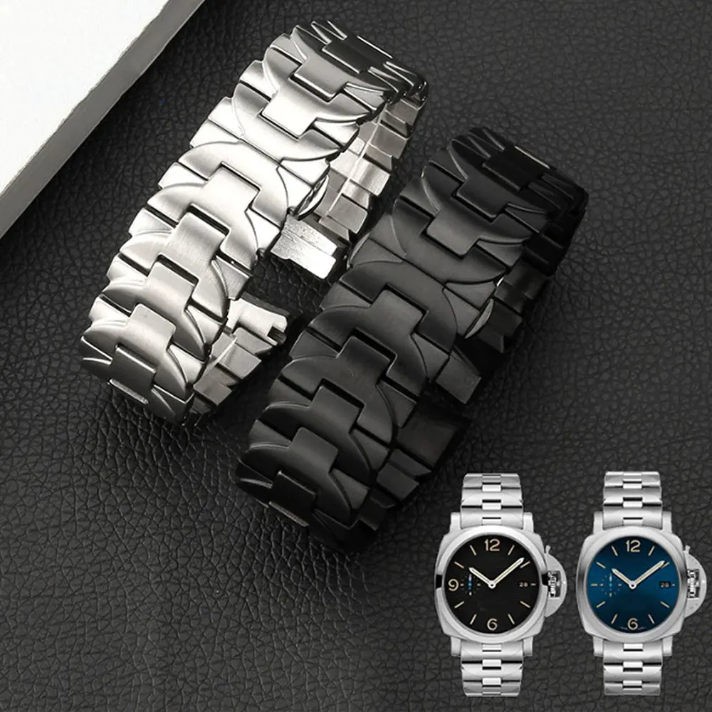 22mm 24mm Bransoleta ze stali  – Luxury Watch Panerai recenzja i cena