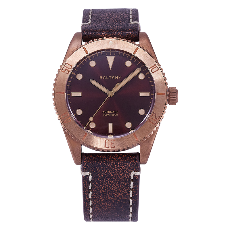 Zegarek męski Baltany Automati – Bronze Case Watch recenzja i cena