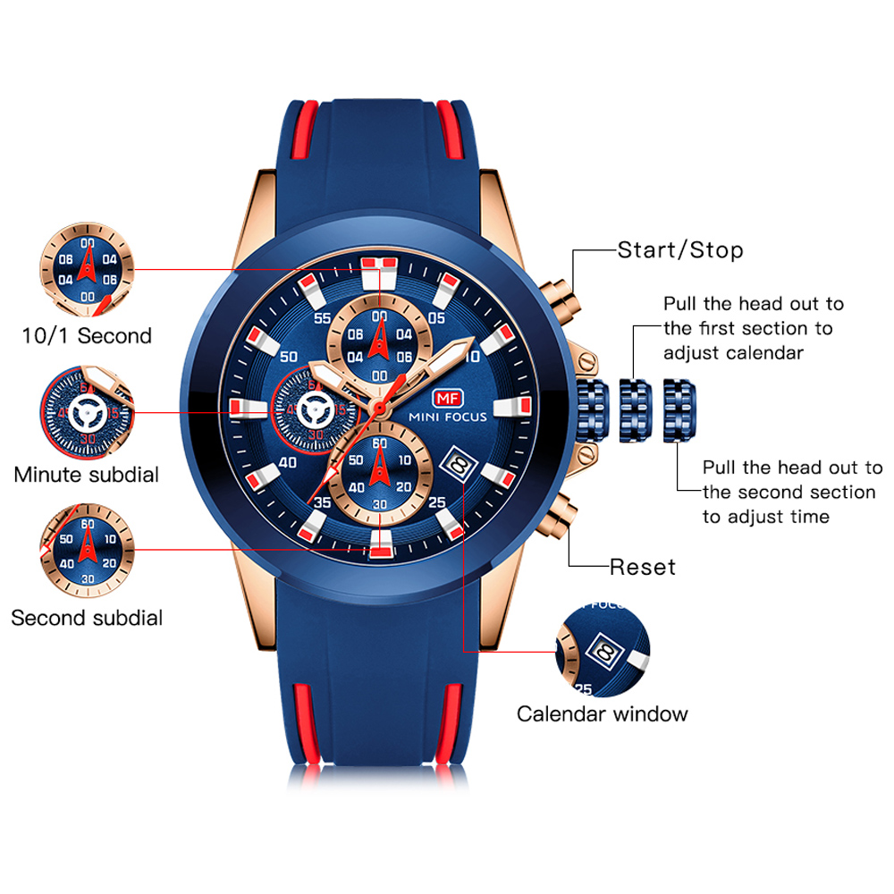 MINI FOCUS męskie zegarki Top  – Luxury Watch Magazine recenzja i cena